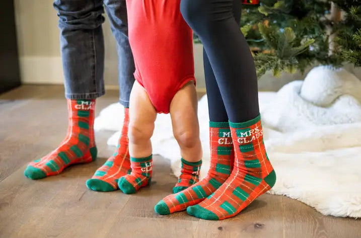 Matching Family Christmas Sock Set | Mr. & Mrs. Claus