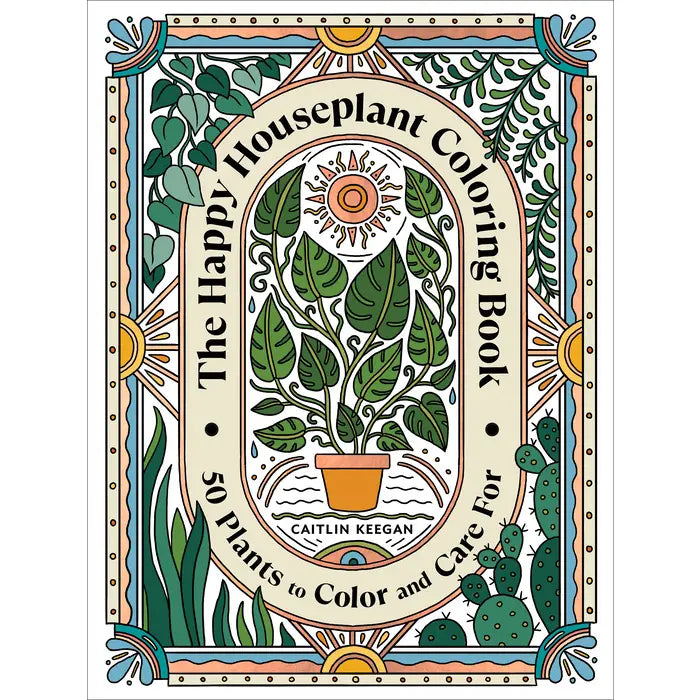 The Happy Houseplant Coloring Book