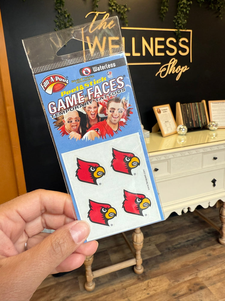 Game Faces Temporary Tattoos