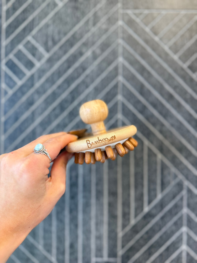 Bamboo Stimulating Scalp Massager