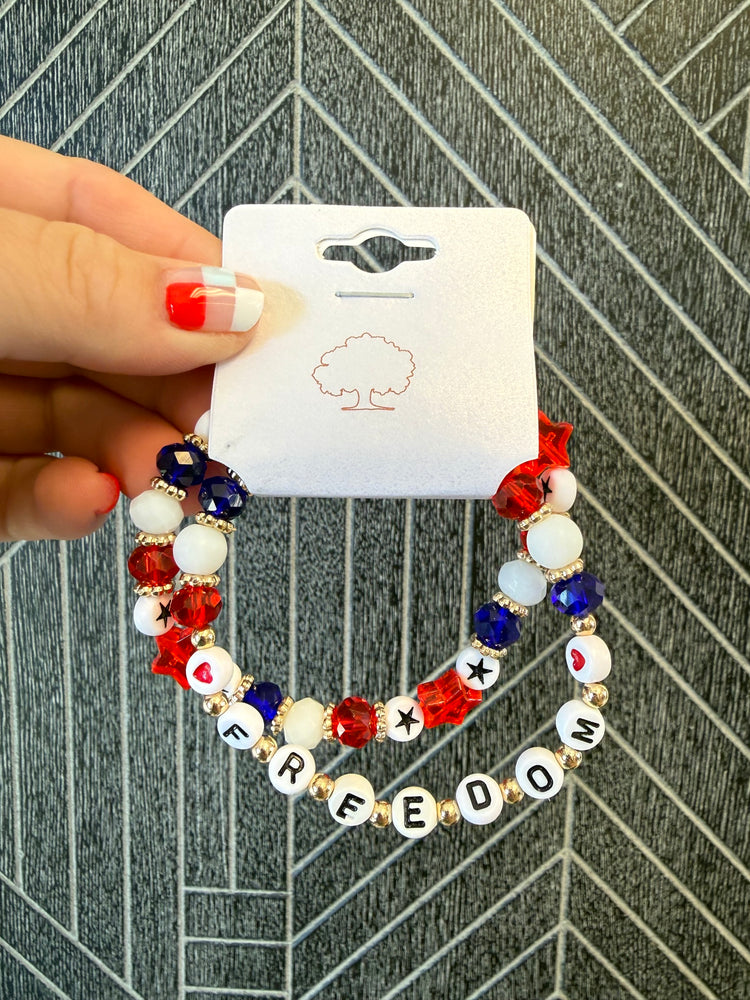 Fourth of July Bracelets - USA