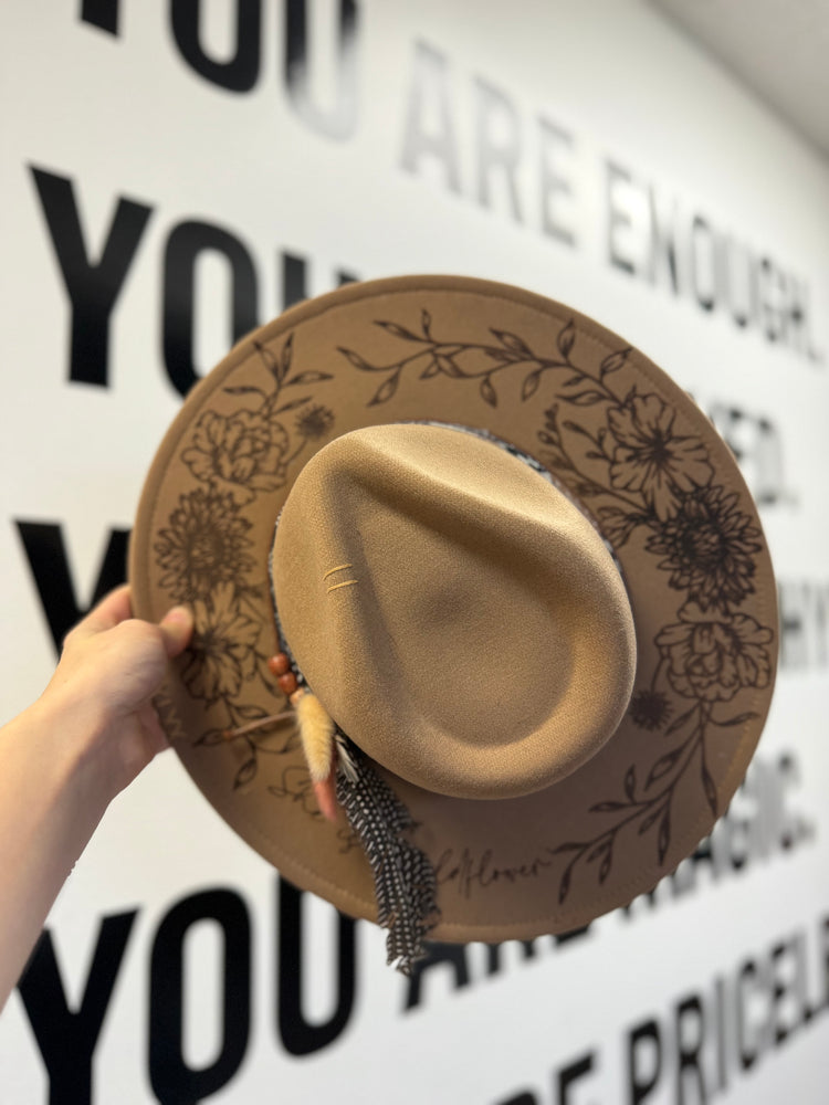 Western Boho Embroidered Hat