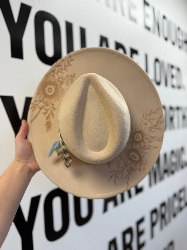 Western Boho Embroidered Hat
