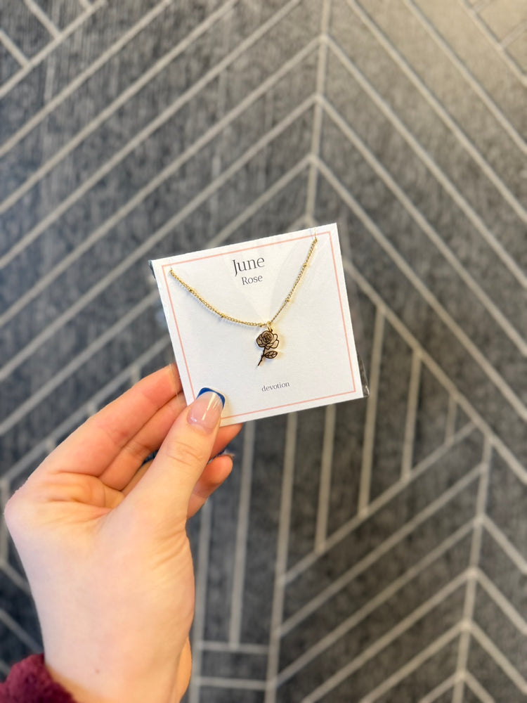 Birth Month Necklace
