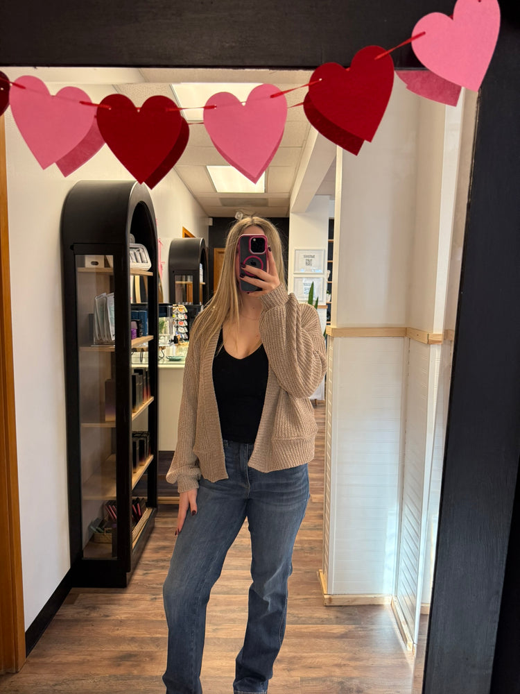 The Soft Layer Cropped Cardigan