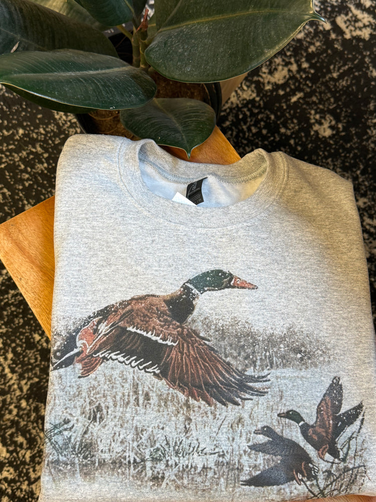 Retro Duck Scene Crewneck