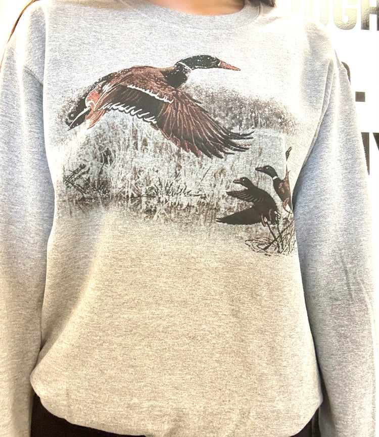 Retro Duck Scene Crewneck