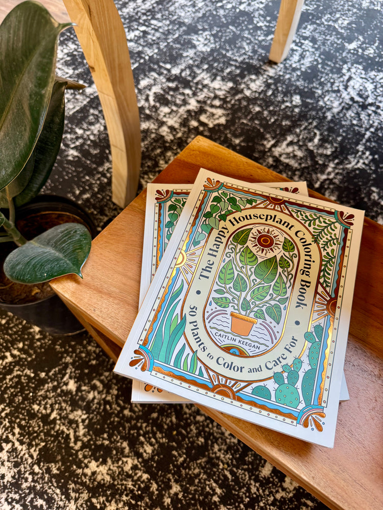 The Happy Houseplant Coloring Book