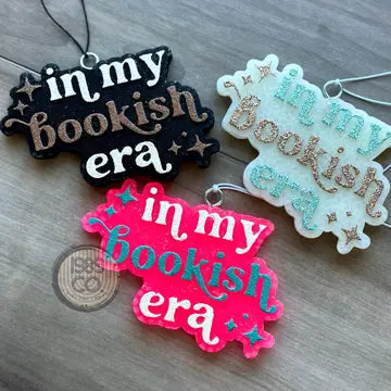 In My Bookish Era Car Freshie - Hot Pink, Pink Sugar