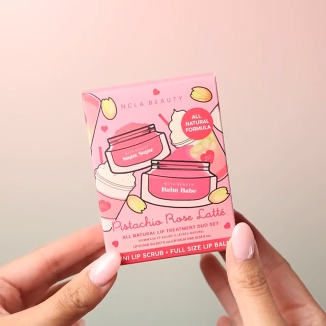 Pistachio Rose Latte Valentine's Day Lip Care Set