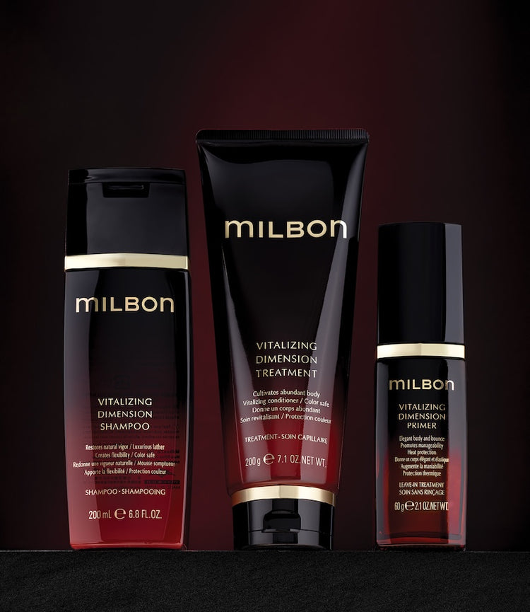 Milbon Gold Vitalizing Dimension Hair Care