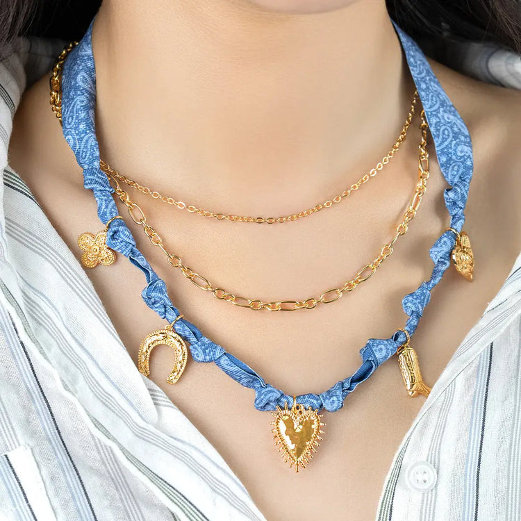 SALE Western Bandana Necklace
