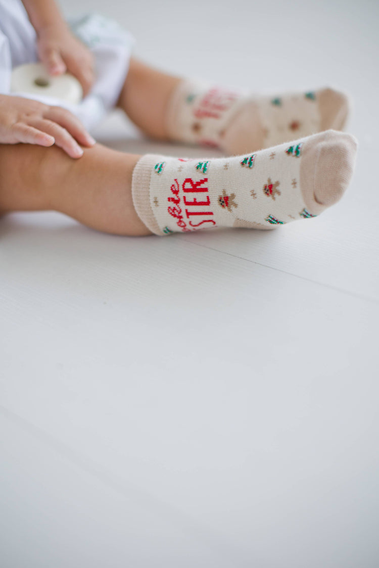 Parent & Baby Christmas Sock Set, Cookie Baker & Tester