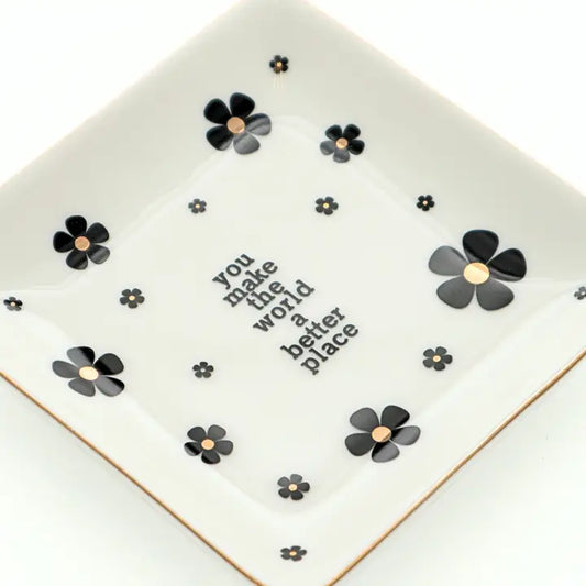 You Make The World A Better Place Ring Dish