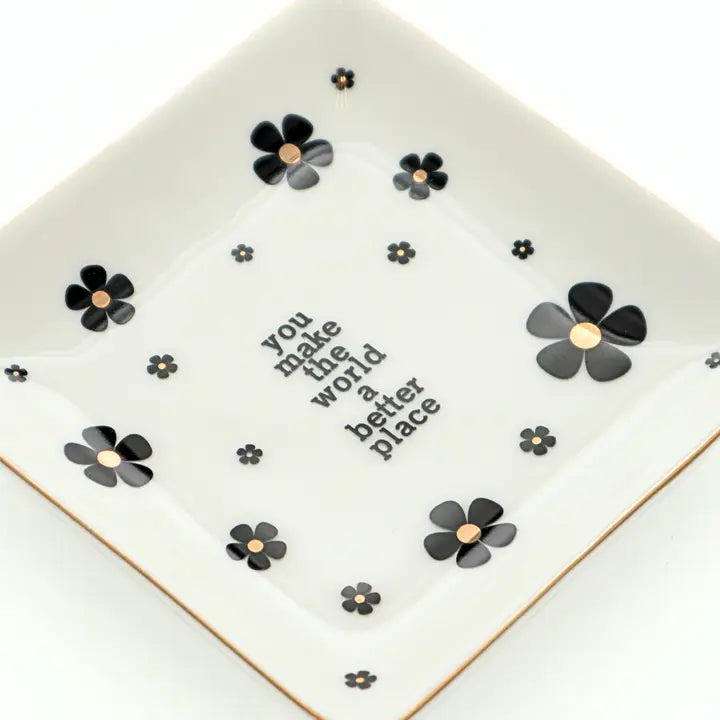 You Make The World A Better Place Ring Dish