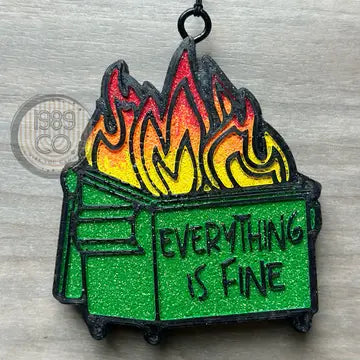Everything Is Fine Car Freshie   Baja Cactus Blossom