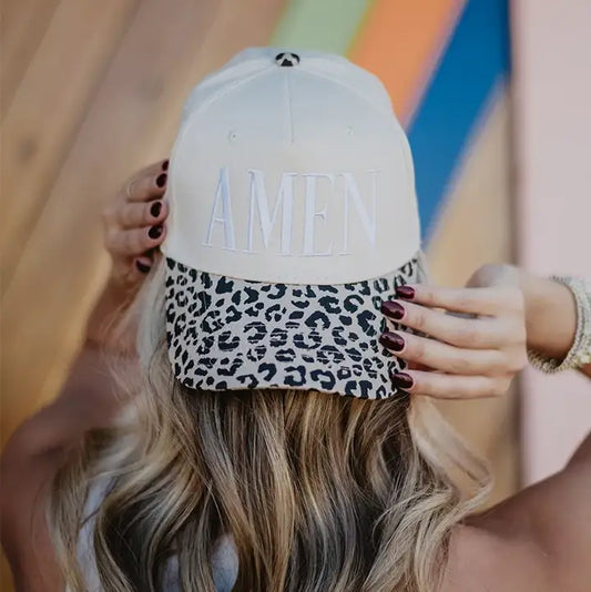 Embroidered Baseball Hats - Amen