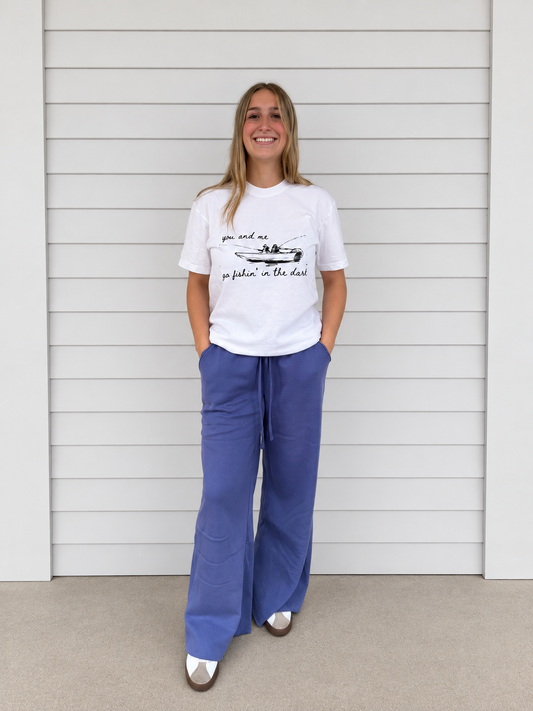 You and Me Go Fishing In The Dark Tee