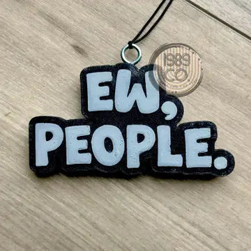 Ew, People Car Freshie - White, Bum Bum