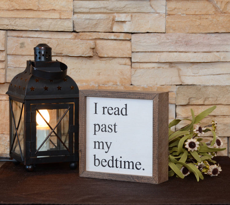 6x6 I Read Past My Bedtime