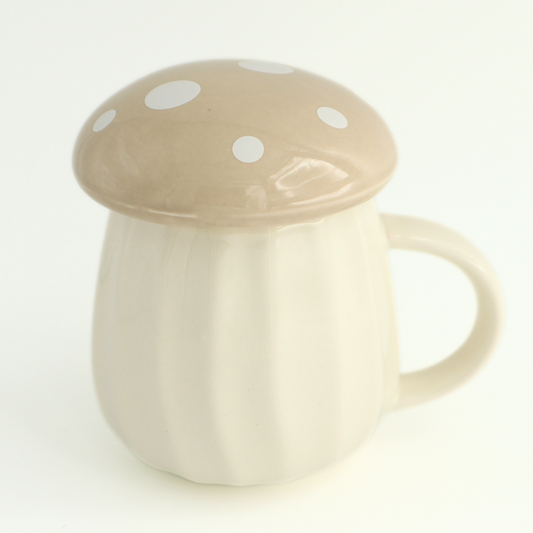 Ceramic Mug Oatmeal Wild Mushroom