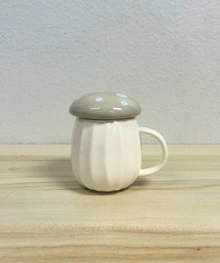 Ceramic Mug Oatmeal Wild Mushroom