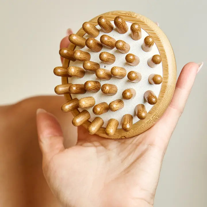 Bamboo Stimulating Scalp Massager