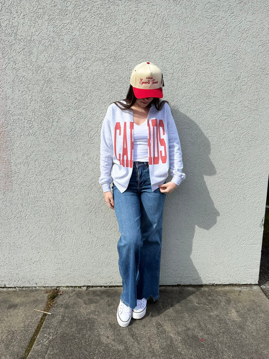 Cards Split Crewneck