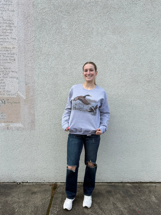 Retro Duck Scene Crewneck