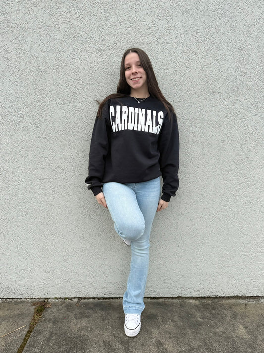 Cardinals Puff Big Letter Sweatshirt