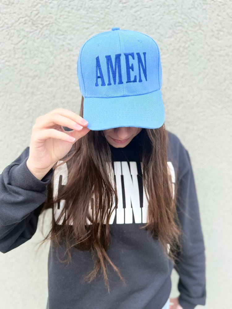 Embroidered Baseball Hats- Amen