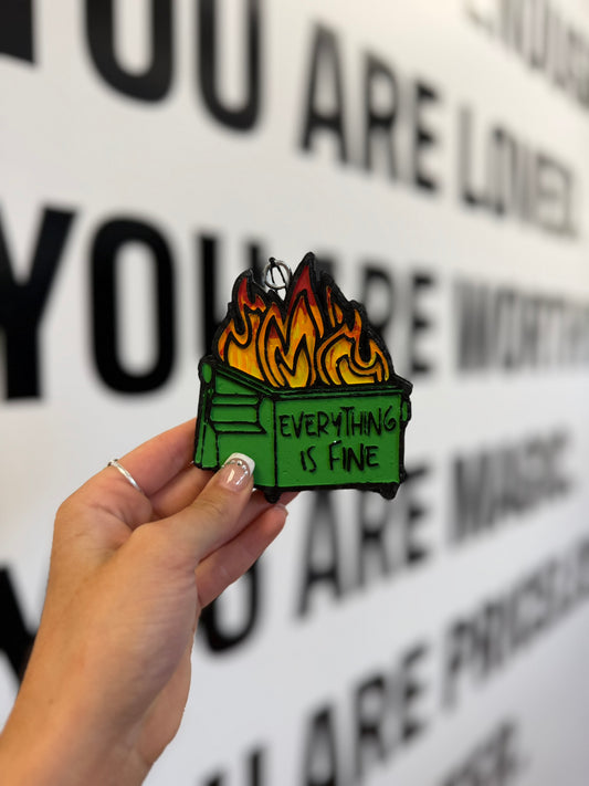 Everything Is Fine Car Freshie- Baja Cactus Blossom