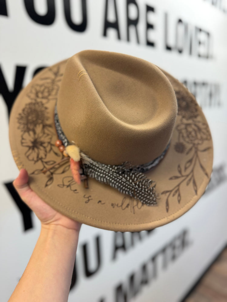 Western Boho Embroidered Hat