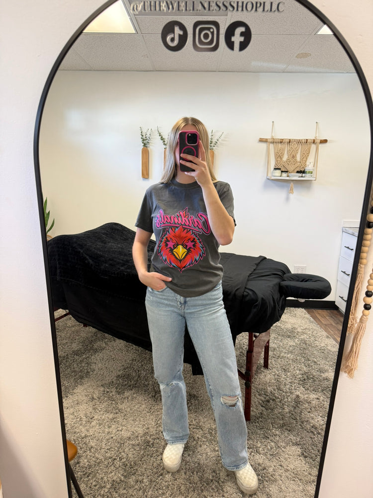 Neon Cardinals Graphic Tee