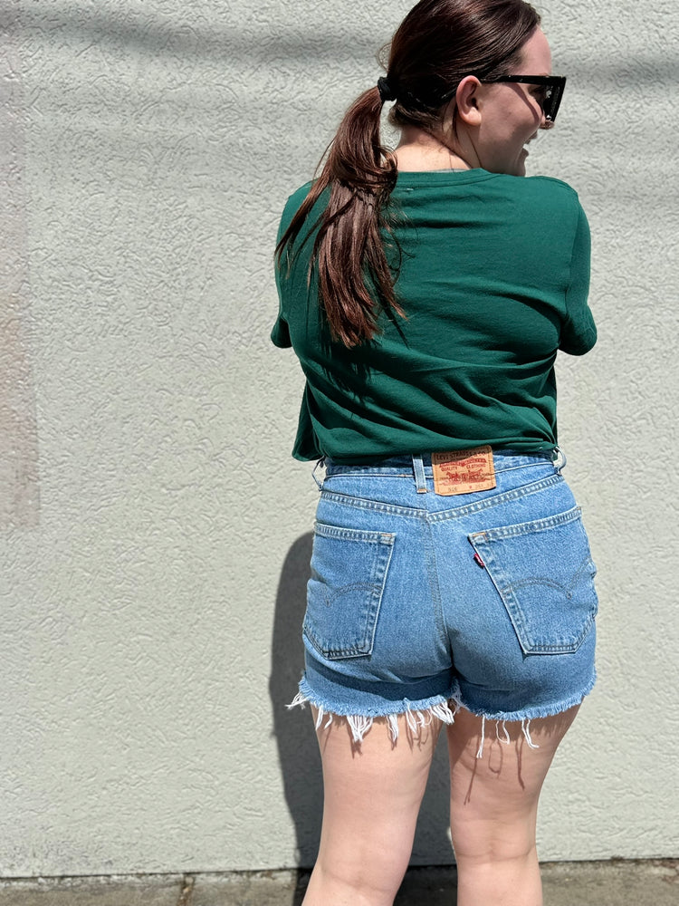 Vintage Levi’s High-Rise Cutoff Shorts