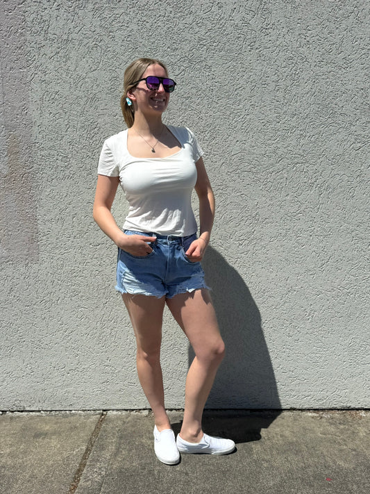 Vintage Levi’s High-Rise Cutoff Shorts