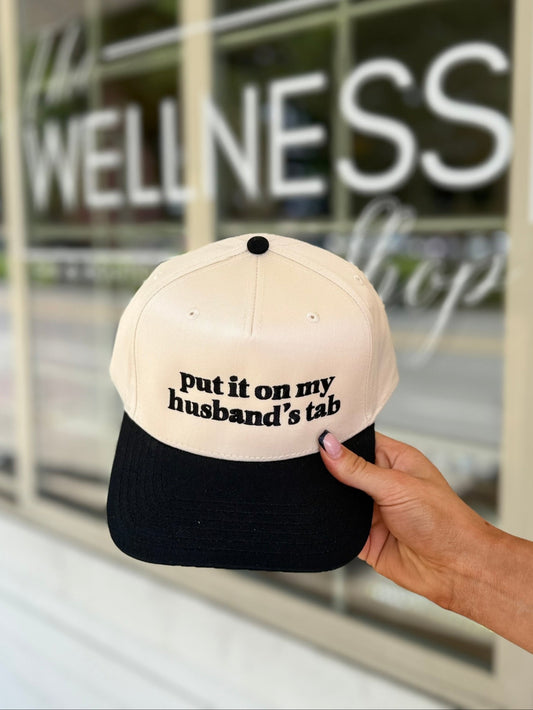Embroidered Baseball Hats- Put It On My Husbands Tab