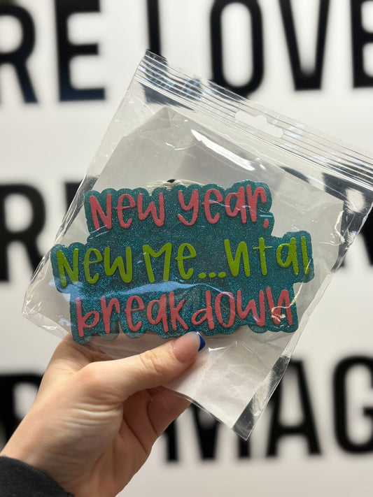 Freshies – Car & Room Air Fresheners New Year New Me...ntal Break Down- Strawberry Lemonade