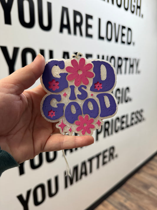 Freshies – Car & Room Air Fresheners-God Is Good-Fireside