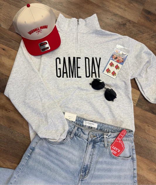 Game Day Quarter Zip Jacket