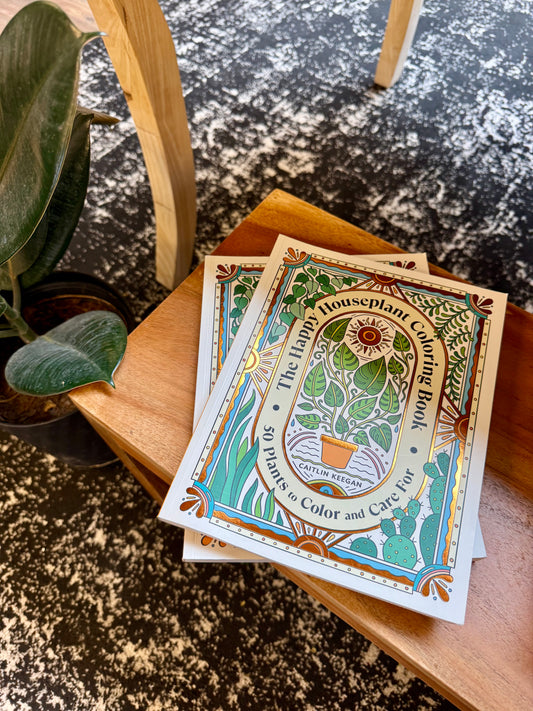 The Happy Houseplant Coloring Book