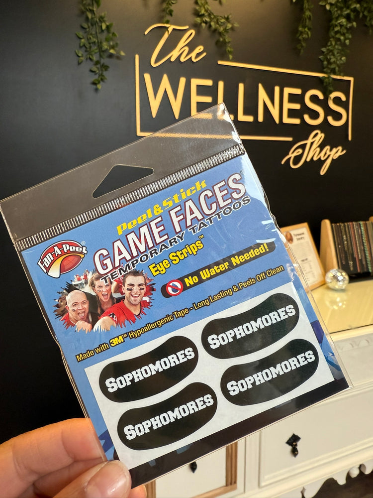 Game Faces Temporary Tattoos