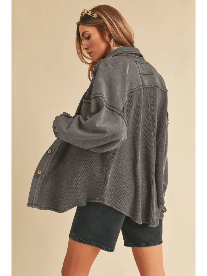 The Charcoal Campfire Shacket