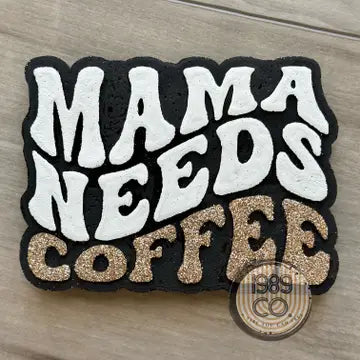 Mama Needs Coffee Car Freshie -Iced vanilla Woods