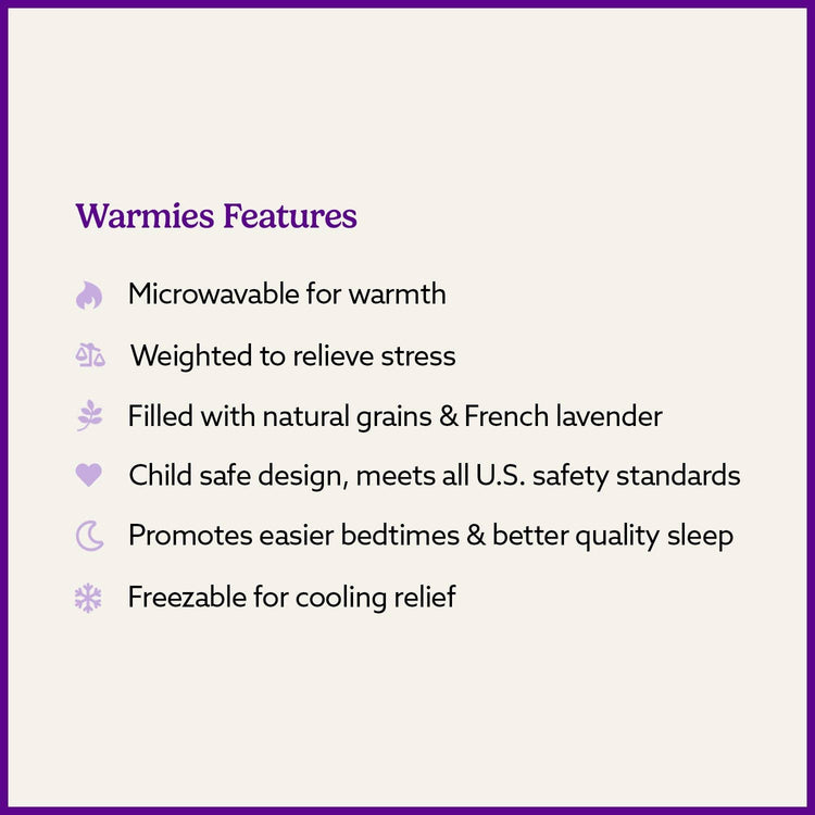 Warmies Juniors | 9" Microwavable Lavender Plush