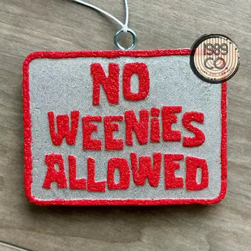 No Weenies Allowed Car Freshie - Cowboy Cookie