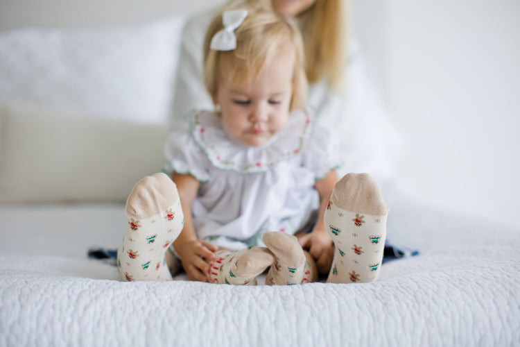 Parent & Baby Christmas Sock Set, Cookie Baker & Tester