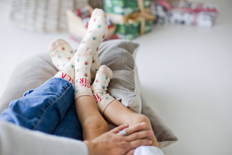 Parent & Baby Christmas Sock Set, Cookie Baker & Tester