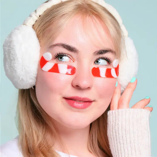 Candy Cane Undereye Mask