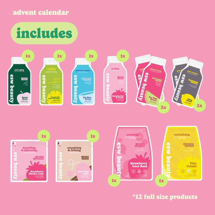 12 Days of Face Masks Set
